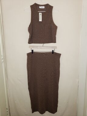 NWT 2 Piece Shirt and Skirt Set